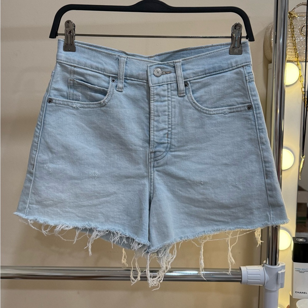 Old Navy Sky-Hi Rise A-Line Denim Cutoff Shorts – Size 2